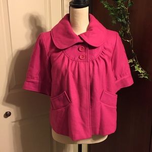 Tulle wool blend jacket size medium